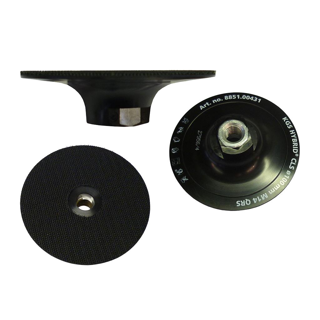 Plateau Ø100 mm Velcro M14 pour Hybrid® PRO CLS