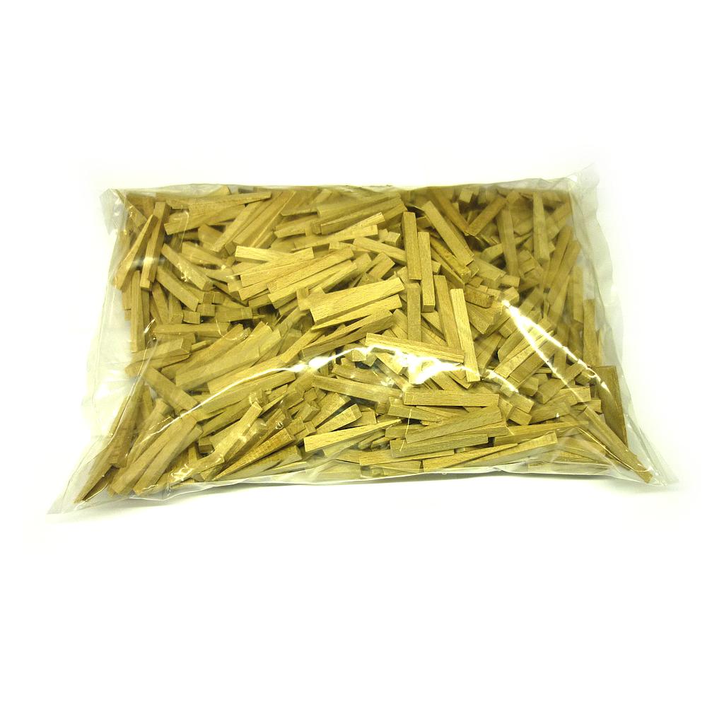 Houten Wedge Klein 55 x 7 x 10 mm (per 1000 pieces)