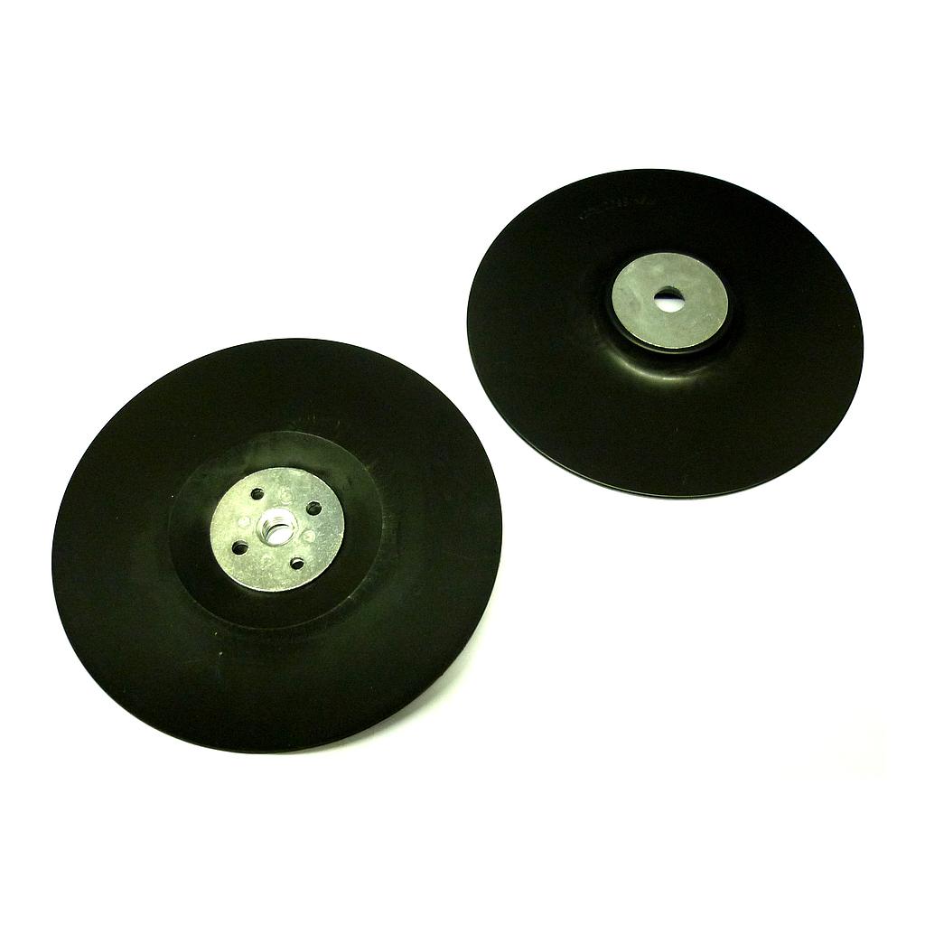 Backing Pad Ø180 mm Rubber M14 + Central Screw