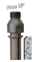 Nicolai Fraise de Profilage pour Granit et Composite Ø20 mm ZS40 R1/2