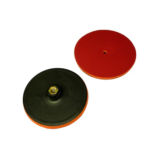 [PTVELCR18M] Plateau Ø180 mm Conique- Mousse Souple Velcro M14 (Diamètre 180 mm, Raccord M14)