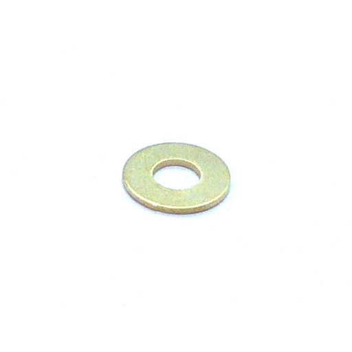 Rondel Plat Messing (per 100 stuks)