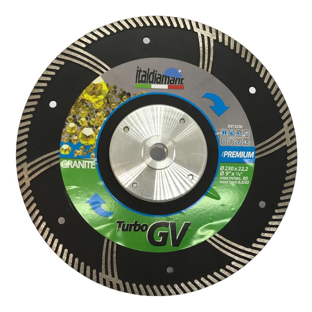 Italdiamant Disque Diamanté Turbo GV pour Granit M14