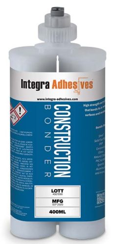 Integra Construction Bonder 400 ml (Couleur Concrete Translucent - Amber Blanc, Contenu 400 ml)