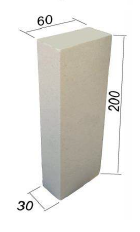 Zetsteen ADI 200 x 60 x 30 mm voor Profielfrees voor UCS en Keramiek