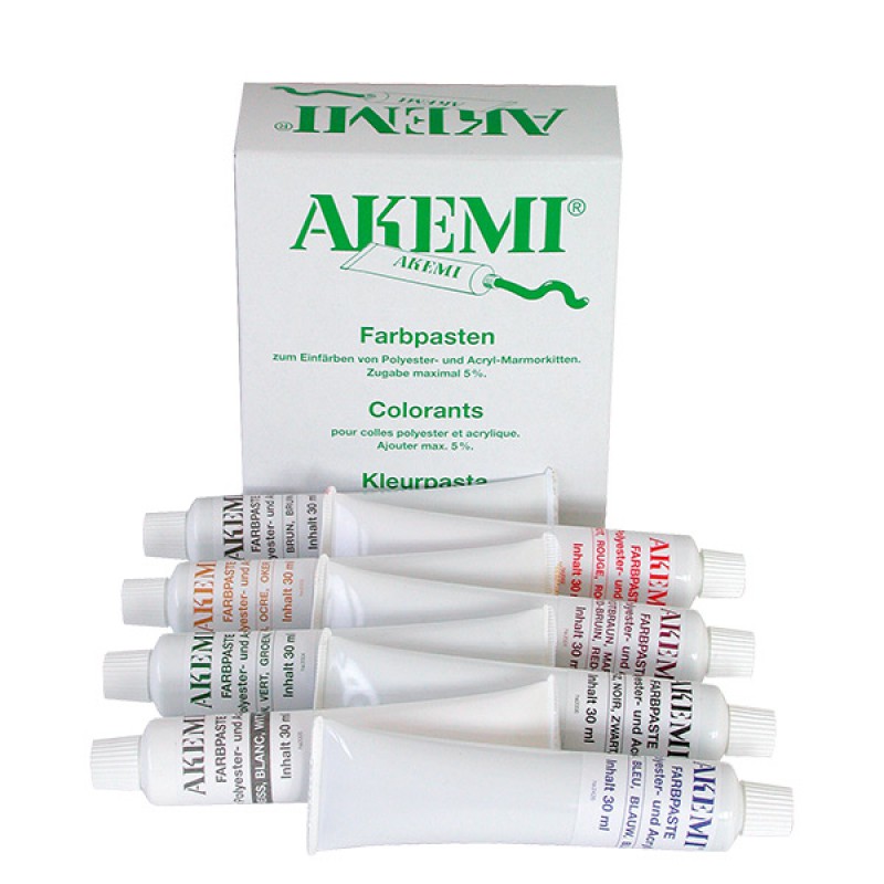Akemi Colouring Paste for Polyester Adhesive - Tube 30 ml