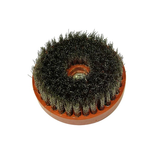 [AL-B120000] ABR Brosse à Vieillir Ø120 mm SF + 14M Inox (Raccord SF + M14, Diamètre 120 mm)