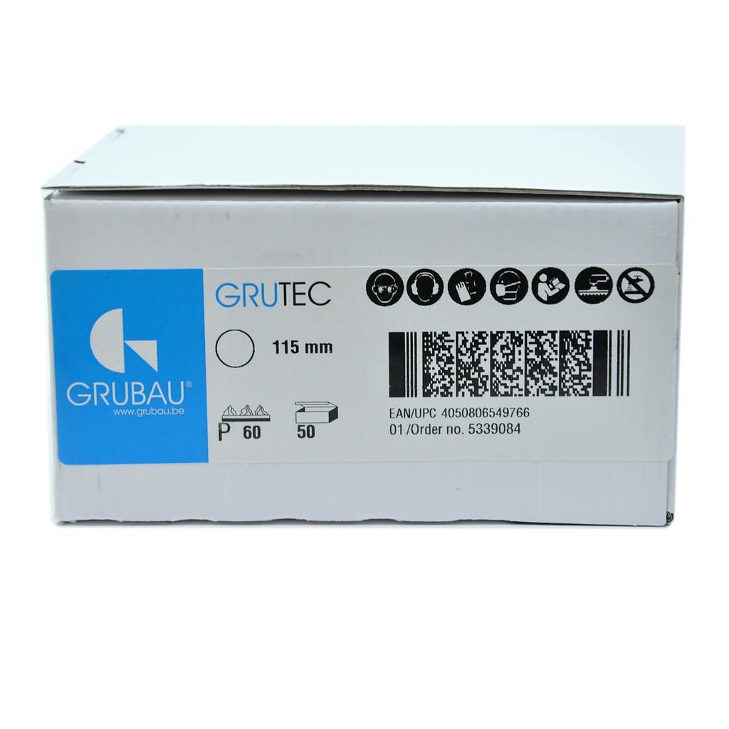 Grutec Premium Schuurpapier Ø115 mm Velcro