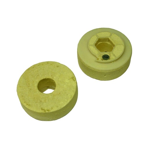 [SP100SPWIT] Sebald Schuursteen Ø100 mm PP SF Wit Voor Marmer (Korrel P)