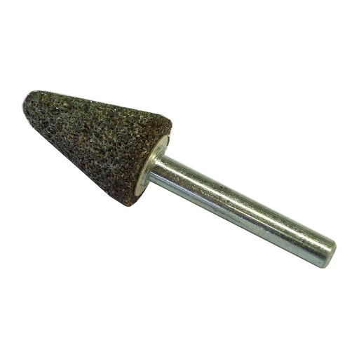 [KSK-A5-023] Sebald Cone Grinding Pin Ceramic Ø19 x 29 mm A5 - Shank 6 mm (Grain 24/36L)