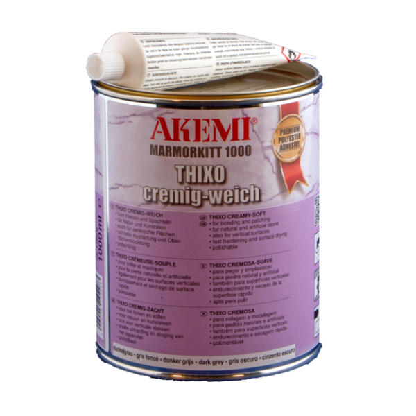 Akemi Marmorkitt 1000 Thixo Structur + Verharder 1 l