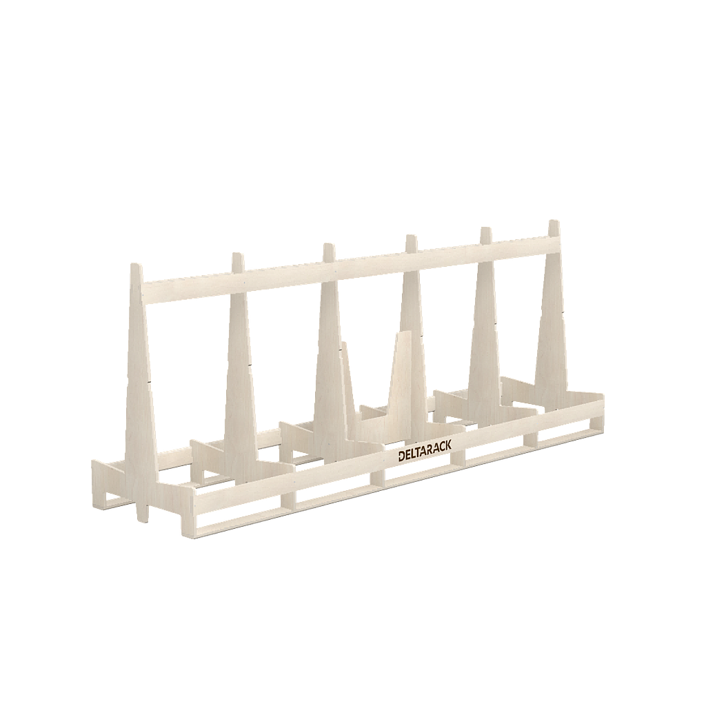 Deltarack Premium Wooden Storage Rack B4XL