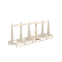 Deltarack Premium Wooden Storage Rack B4XL