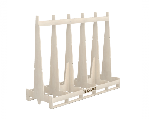 Deltarack Premium Wooden Storage Rack B5L