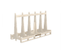 Deltarack Premium Wooden Storage Rack B4L
