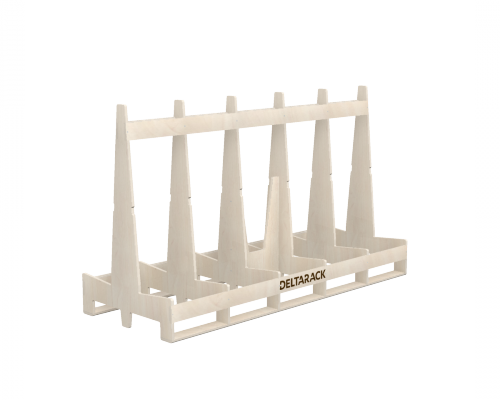 Deltarack Premium Wooden Storage Rack B4L (Size 2000 x 770 x 1200 mm, Capacity 1500 kg)