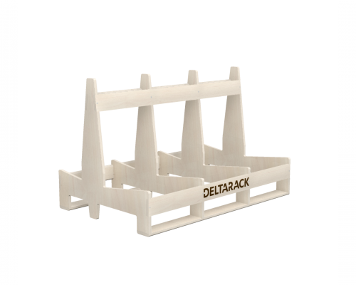 Deltarack Premium Wooden Storage Rack B3
