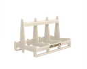 Deltarack Premium Wooden Storage Rack B3