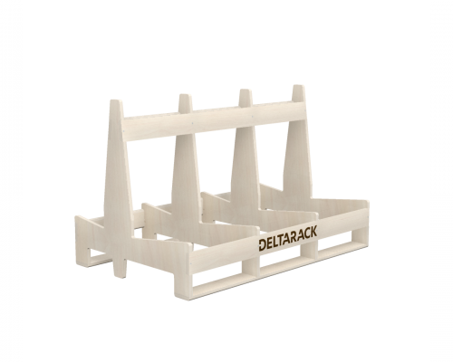 Deltarack Premium Wooden Storage Rack B3 (Size 1200 x 770 x 780 mm, Capacity 1000 kg)