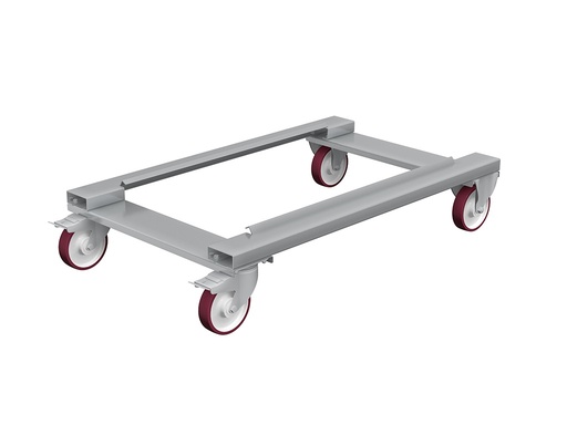 Deltarack Chariot Galvanisé - Hauteur 25 cm