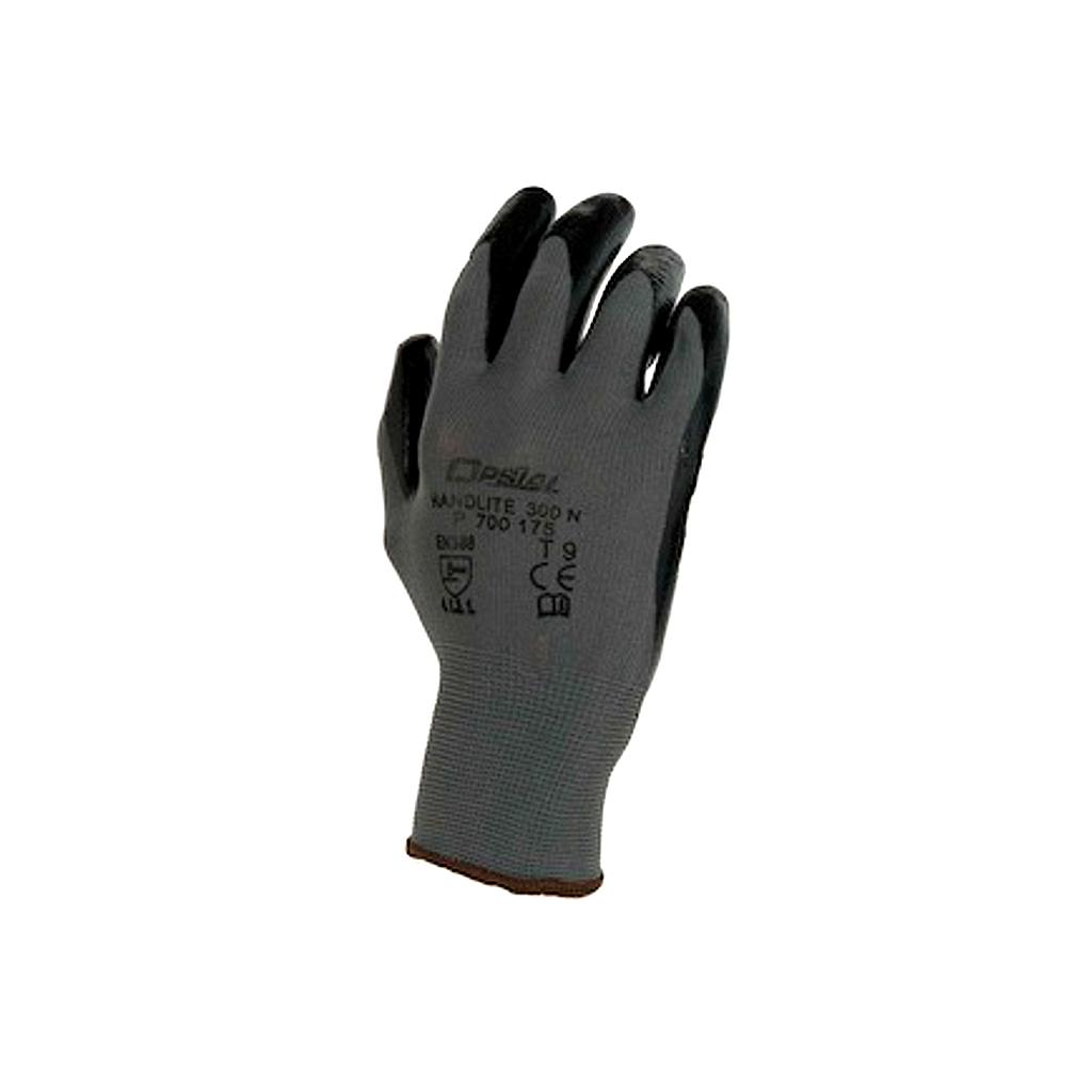 Handschoen Nitril Grijs/Zwart (per paar)