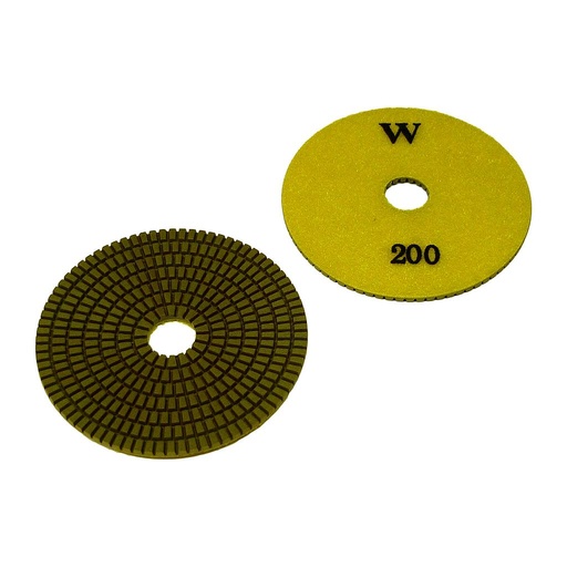 [W500838200] Diamond Pad Dia-Rekolux Plus for Engineered Stone Velcro (Diameter 100 mm, Grain 200)