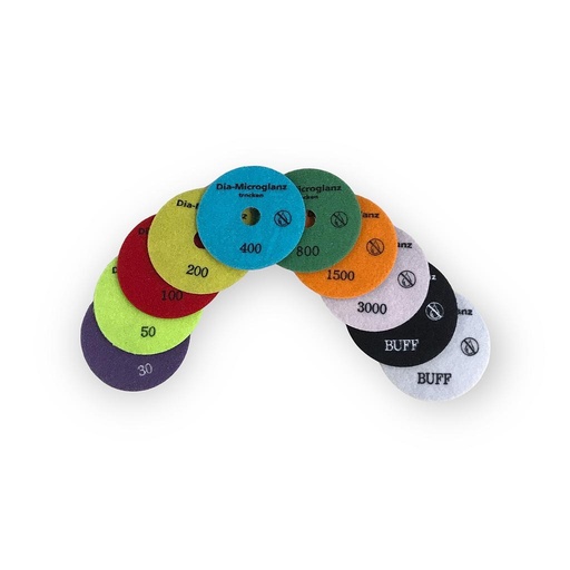 Diamond Pad Dia-Microglanz Velcro