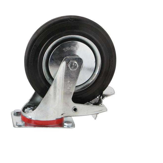 Roue Ø200/50-100 mm Pivotante avec Frein pour Star et Conteneur Basculant
