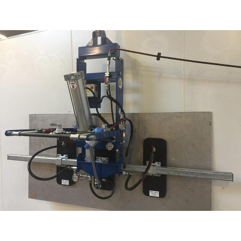 Système de Levage à ventouses Type MP6Y0450V03LZ 3 x 550 x220 mm Souple + Verin Pneumatique