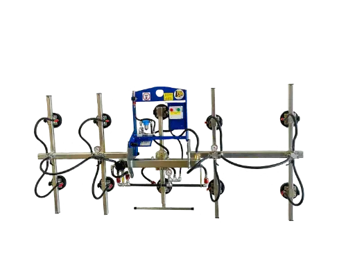 Vacu Stone MK7Y0250V10RZ 10 x Ø160 mm Zacht op Perslucht CE - 500kg Horizontaal, 250kg Verticaal