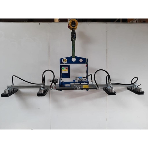 Vacuüm Hefsysteem Type MK7Y0300V04LZ 4 x 450 x 150 mm Zacht H600/V300kg Perslucht CE