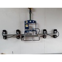 Vacuüm Hefsysteem Type MK.7Y 4 x 550 x 220 mm Zacht H750/V600 kg Dubbele Perslucht CE