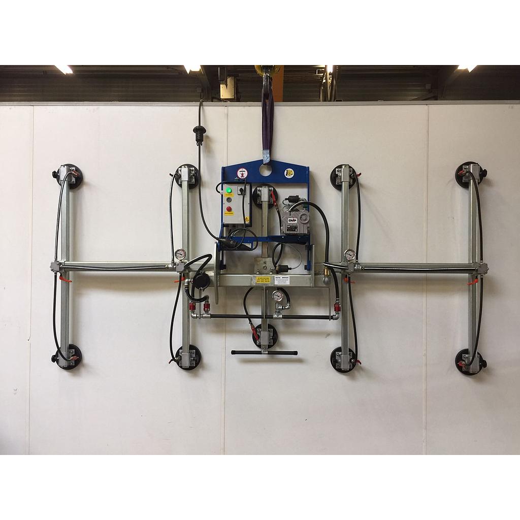 Système de levage à ventouses Type MKMH0250V10RZ 10 x Ø160 mm Souple H 500 kg/V 250kg Electrique CE