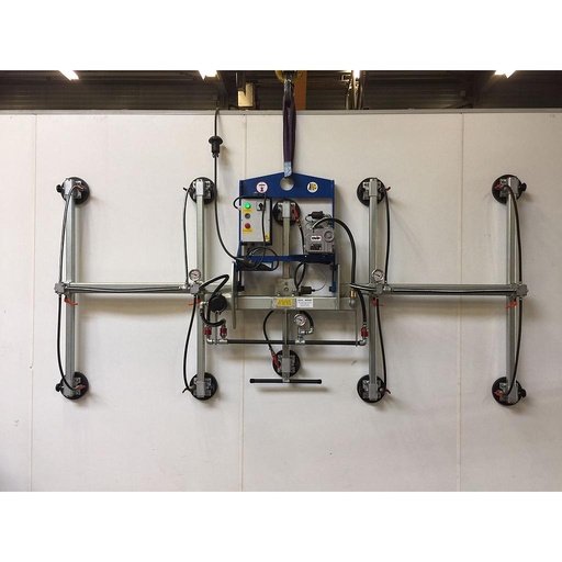 Vacuüm Hefsysteem Type MKMH0250V10RZ 10 x Ø160 mm Zacht H 500kg/V 250kg Elektrisch CE