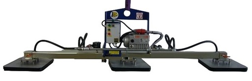 Système de levage à ventouses Type MK.KH 8m³/u 3x 550 x 220 mm Souple H750 / V450 kg Electrique CE