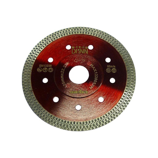 [W512502000] Diamond Blade Ultra-Thin for Ceramics (Diameter 125 mm, Bore 22,2 mm)