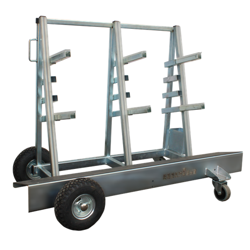 [W801015900] Slab Trolley "BUGGY" Electroplated (Size 1400 x 700 x 1070 mm, Capacity 500 kg)