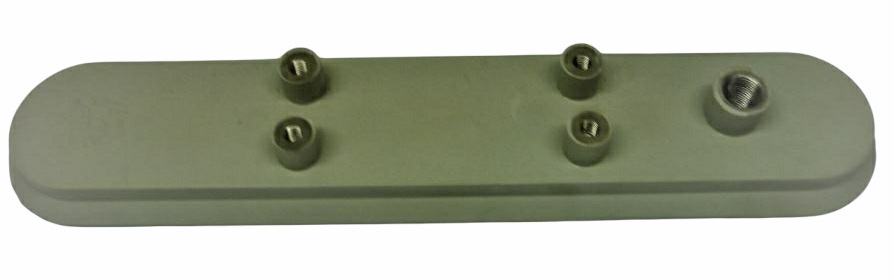 Ventouse 500 x 110 mm - 148 x  40mm 150 kg Horizontal