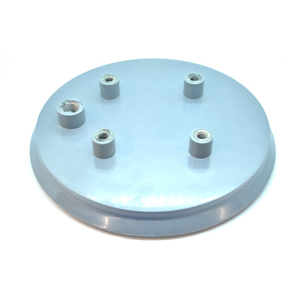 ZUIGNAP ROND D.280MM GRIJS
