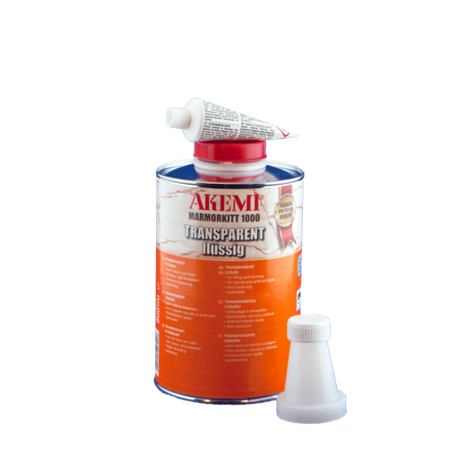 Akemi Marmorkitt 1000 Transparant/Honing Vloeibaar - incl. Verharder