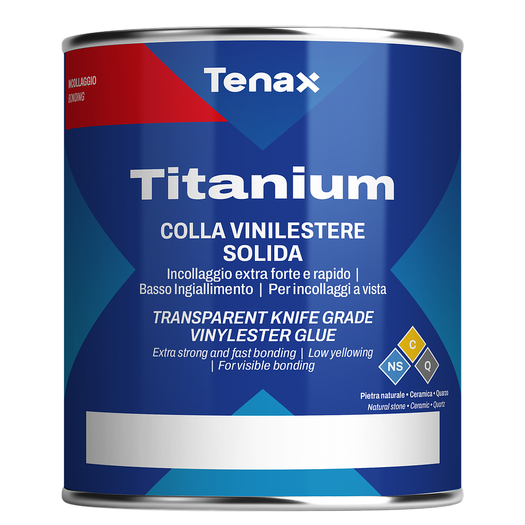 Tenax Titanium Knife Grade Vinyl Ester / Titanium Solido 1 l incl. Verharder