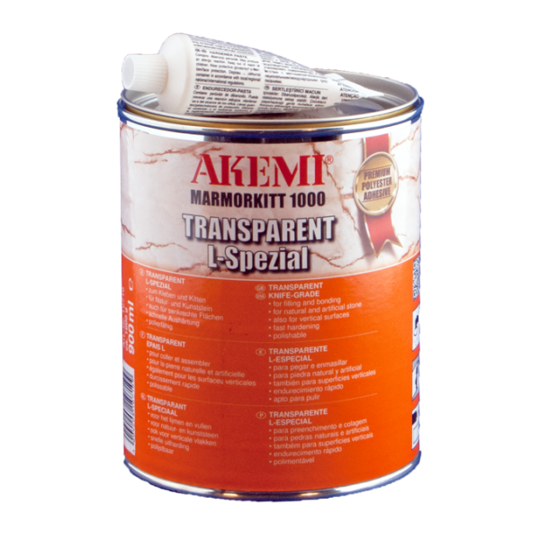 Akemi Marmorkitt 1000 Special L Transparant Honing incl. Verharder