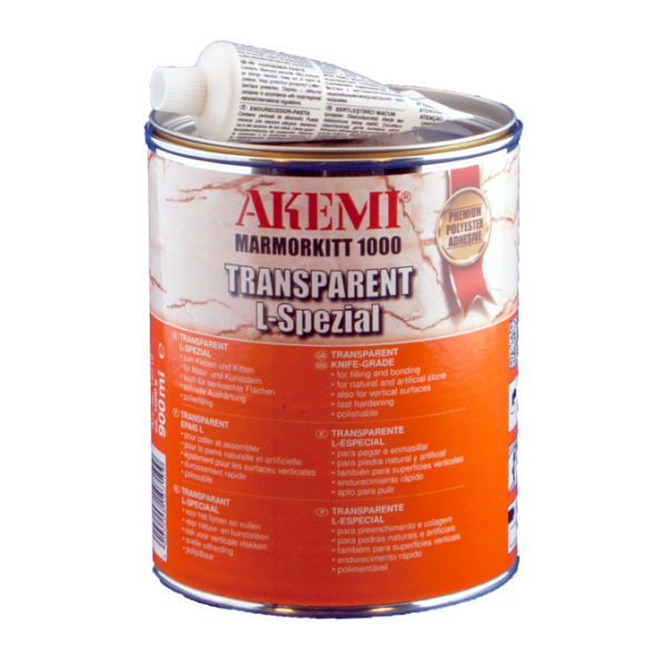 Akemi Colle Marmorkitt 1000 Special L Transparent Miel - Durcisseur inclus