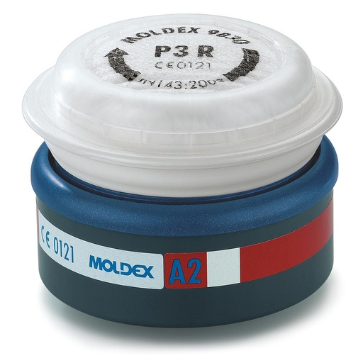 Moldex Filtre de Rechange Gaz A2+P3 pour Masque 7000 et 9000 (par 2 pièces)