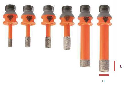 ADI Vlakbouw Diamantfrees voor Graniet en Composiet UHS R1/2"