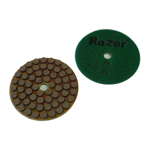Diamond Pad Razor Ø100 mm Velcro