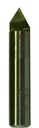 Letter Engraving Tip GI Conical with Tungsten Carbide for Granite on Ø10 mm Shank with Water Hole