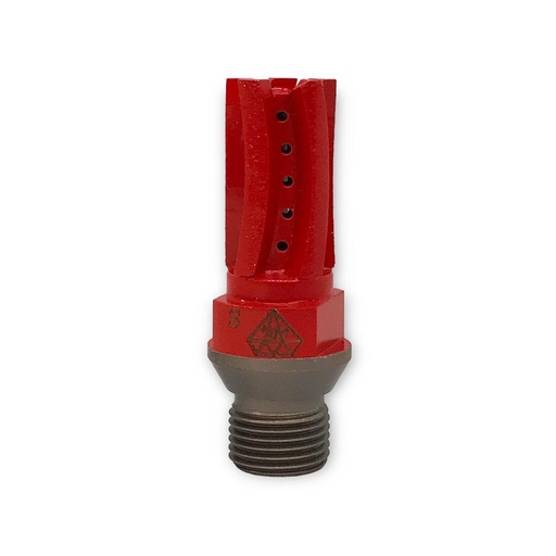 [AD-PB22008] ADI Finger Bit Red for Hard Granite R1/2" (Diameter 22 mm, Height 35 mm)