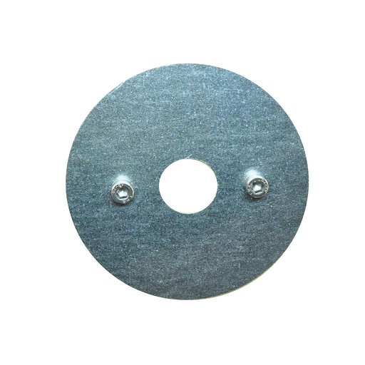 [SUM200PLA] Metaalplaat met 2 Pinnen voor Vlakpolijststeen Ø200/250 mm  (Diameter 140 mm)