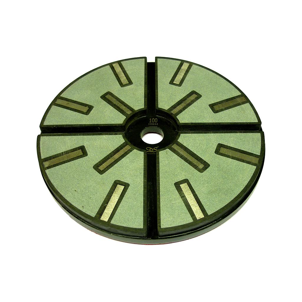 Vlakpolijststeen DS Synthetic Metal Ø250 mm Velcro